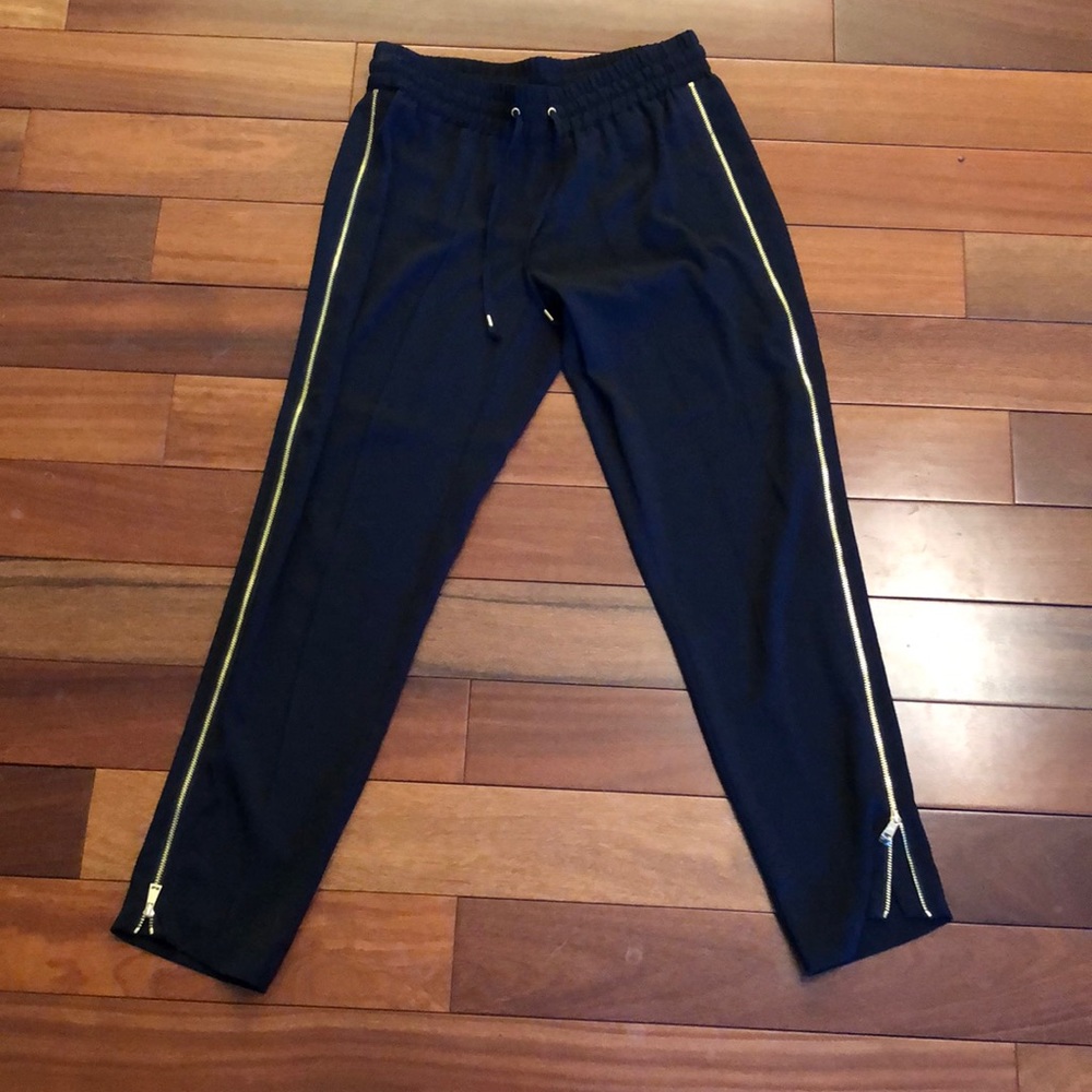 Cache navy jogger pant size 0